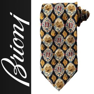 🐚👔Sea-Themed Seashell/Seahorse/Parrotfish Patterned Multicolor Necktie | Brioni